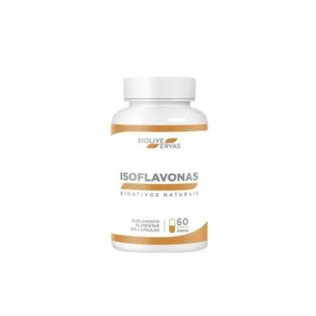 ISOFLAVONA 60CPS 500MG BIOLIVE ERVAS