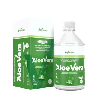 ALOE VERA SUPLEMENTO VITAMINAS A E C  500ml Supra Ervas