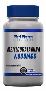 Metilcobalamina B12 1.000mcg 120 Caps Pluripharma