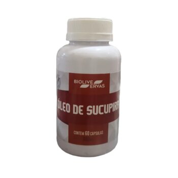 OLEO DE SUCUPIRA 60cps  - BIOLIVE ERVAS