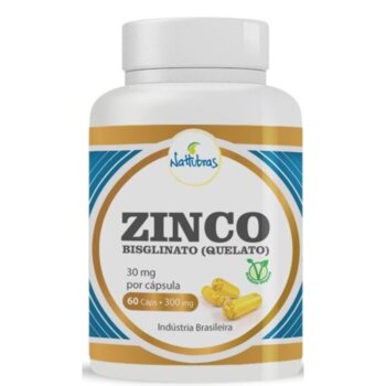 Zinco Quelato 400mg 60 Capsulas Nattubras