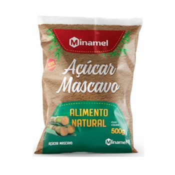 ACUCAR MASCAVO 500G MINAMEL