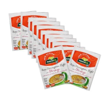 Sopa Termogenica Light de Frango, Curcuma, Pimenta Branca e Mostarda 20g Natural Life