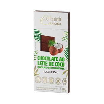 CHOCOLATE 42% AO LEITE DE COCO