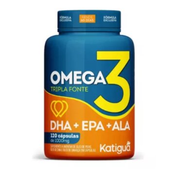 OMEGA 3 TRIPLA FONTE 120CPS 1000MG KATIGUA