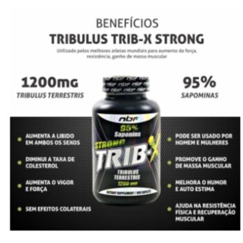 TRIBULUS TERRESTRIS TRIB-X STRONG TARGET 100CPS 1200MG 95% SAPONINS