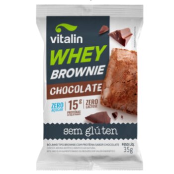 BROWNIE WHEY CHOCOLATE ZERO 35G VITALIN