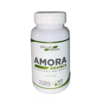 AMORA BRANCA 120CPS 500MG BIOLIVE ERVAS