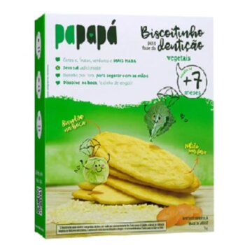 BISCOITO INFANTIL VEGETAIS 36G PAPAPA