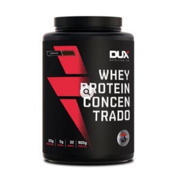 WHEY PROTEIN CONCENTRADO MORANGO 900G DUX