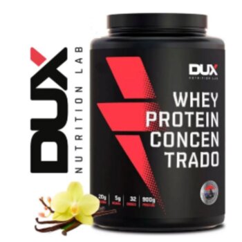 WHEY PROTEIN CONCENTRADO BAUNILHA 900G DUX