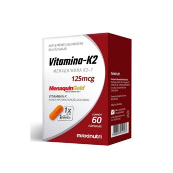 VITAMINA K2 MENAQUINONA K2-7 60cps 125mg MAXINUTRI