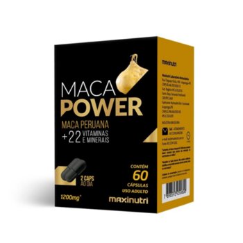 MACA POWER MACA/VIT/MINERAIS 60CPS 1200MG MAXINUTRI