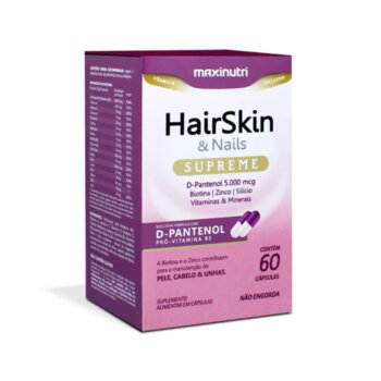 HAIRSKIN SUPREME D PANTENOL 60CPS 5MG MAXINUTRI