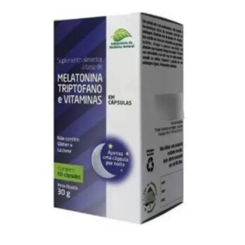 MELATONINA TRIPTOFANO E VITAMINAS 60CPS 30G MEDINAL