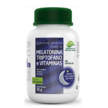 MELATONINA TRIPTOFANO E VITAMINAS 60CPS 30G MEDINAL