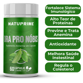 Ora Pro Nobis 60 Capsulas 500mg - Natuprime