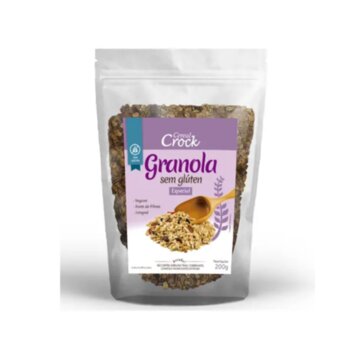 GRANOLA ESPECIAL S/GLUTEN 200G LEVE CROCK