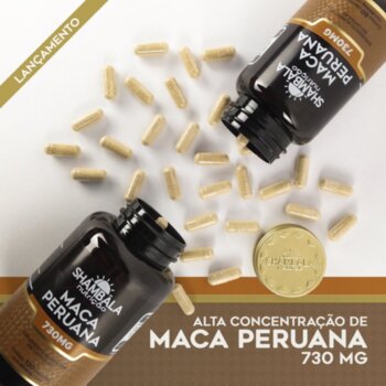 Maca Peruana 60 cps 730mg Shambala