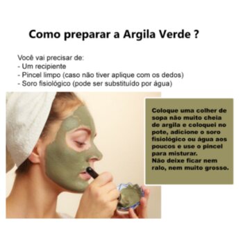 ARGILA VERDE EM PO 300g ATITUDE VERDE