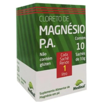 CLORETO DE MAGNESIO P.A. 33G CADA SACHE MEDINAL.