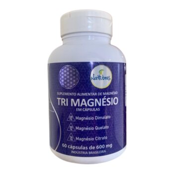 MAGNESIO TRI MAGNESIO  60 CPS 600MG NATTUBRAS