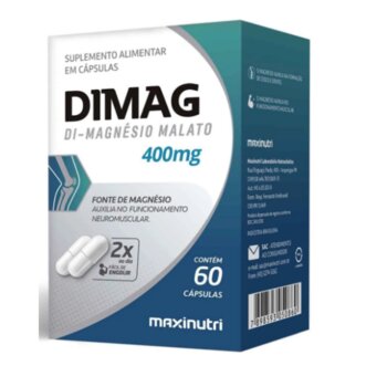 MAGNESIO DIMAG MDK 60CPS 400MG MAXINUTRI