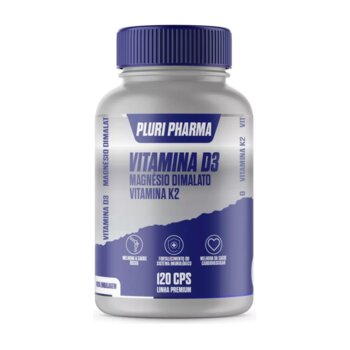 VITAMINA d3 10.000ui+vitk2mk7 120mcg+magnesio Dimalato250mg C/240CPS Pluri Pharma