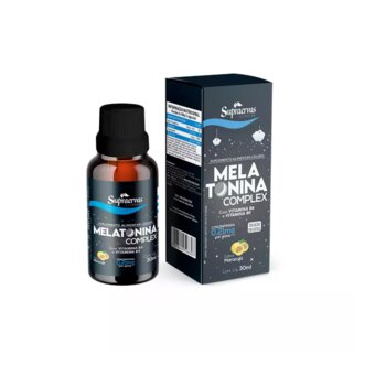 Melatonina Complex Concentrada Gotas 30Ml Sabor Maracuja - Supra Ervas