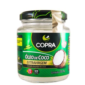 OLEO DE COCO EXTRA-VIRGEM 200ML COPRA