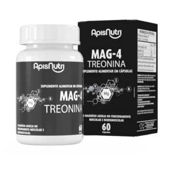 MAGNESIO MAG-4 TREONINA 610MG 60 CPS APISNUTRI