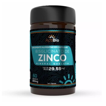 ZINCO QUELATO ACTIVIDA POTE 60 CAPS 350MG - SUPRAERVAS