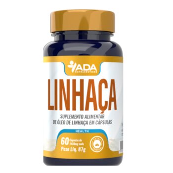 OLEO DE LINHACA 60CPS 1450MG ADA