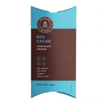 BARRA 85% CACAU 100G CHOCOLATE DA ILHA