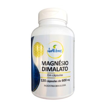 Magnesio Dimalato 600Mg 120Caps - Nattubras