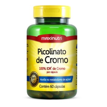 PICOLINATO DE CROMO 100% IDR 60CPS 250MCG MAXINUTRI