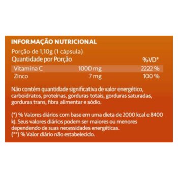 Ascorvit-C Acido Ascorbico + Zinco 1000Mg 30 Capsulas MAXINUTRI