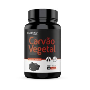 CARVAO VEGETAL 60 CAPS 500MG - EMBRAS