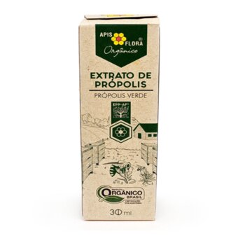 EXTRATO DE PROPOLIS VERDE ORGANICO 30ML APIS FLORA