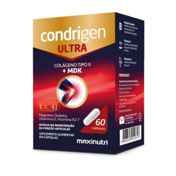 Colageno Condrigen Ultra  Tipo Ii + Mdk 60 Capsulas Maxinutri