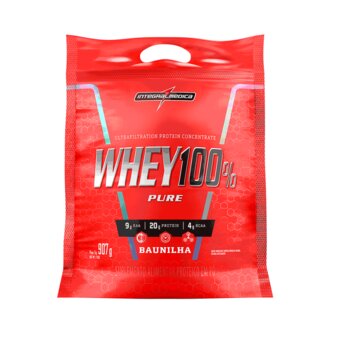 WHEY 100% INTEGRALMEDICA BAUNILHA 900G REFIL