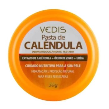 PASTA DE CALENDULA PELE 30G VEDIS LOTE: 00522