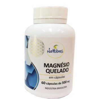 Magnesio Quelato 60 capsulas 500mg - Nattubras