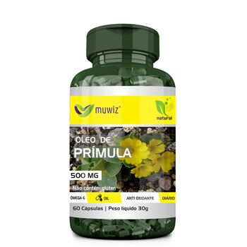 Oleo De Primula Muwiz 60 Caps 500mg C/ Omega 6 Tpm Menopausa