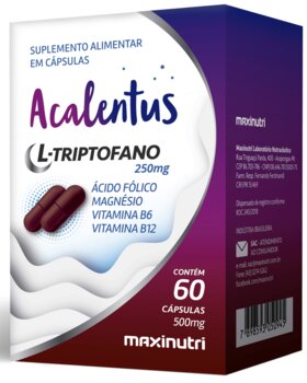 Acalentus L-Triptofano 250mg 60 Capsulas Maxinutri