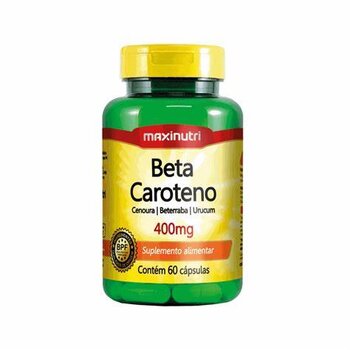 BETACAROTENO 60CPS 400MG MAXINUTRI