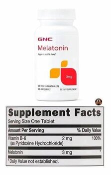 MELATONIN GNC 3MG 120CPS