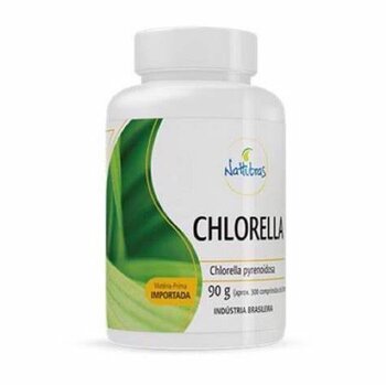 Clorela Chlorella Nattubras 300mg 450 Comprimidos