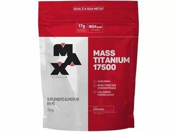 MASS TITANIUM 17500 3KG MORANGO MAX TITANIUM