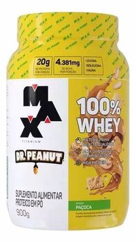 WHEY 100% WHEY 900G PACOCA DR PEANUT MAX TITANIUM